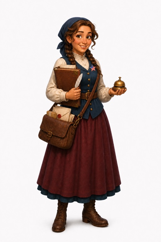 Juniper “Juni” Bell, junior purser.